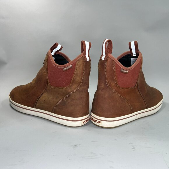 Waterproof Brown Men's Boots - Picture 8 of 14